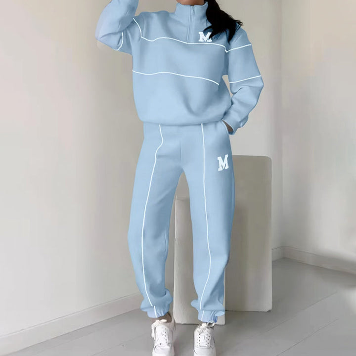 Rilena – con rayas laterales de sudadera, conjunto de dos piezas