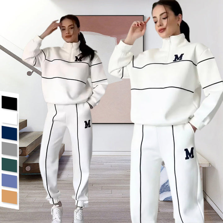Rilena – con rayas laterales de sudadera, conjunto de dos piezas