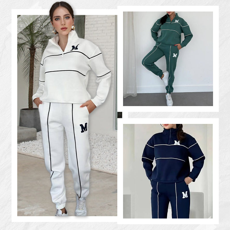Rilena – con rayas laterales de sudadera, conjunto de dos piezas