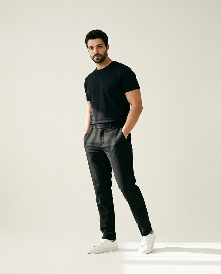 Cintura elástica y stretch en 4 direcciones, pantalones