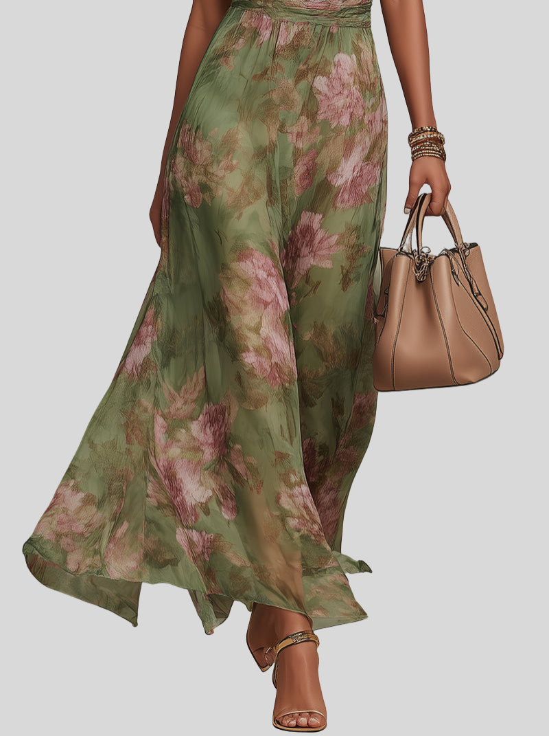 Nivara – De tirantes con estampado floral vestido