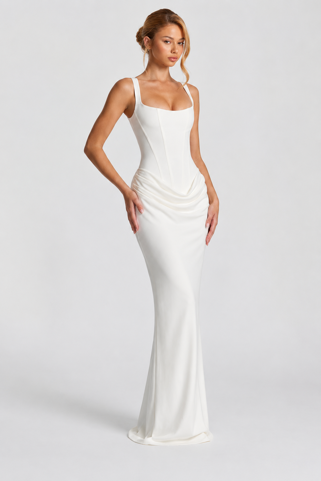 Rheva – Con corsé, vestido maxi