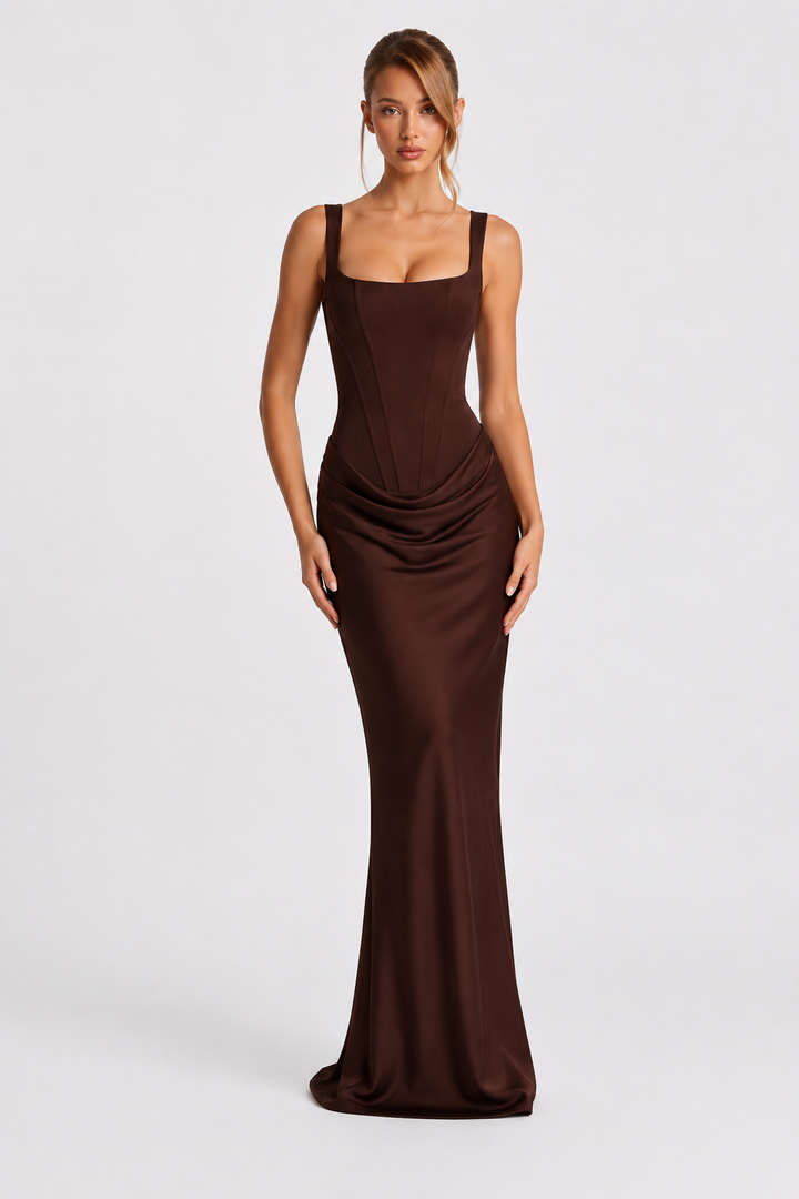 Rheva – Con corsé, vestido maxi
