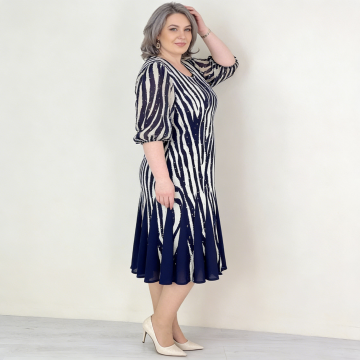 Rilena – manga de malla de punto vestido