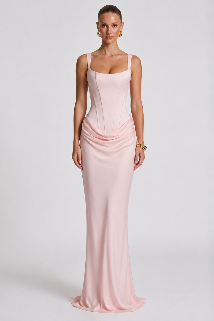 Rheva – Con corsé, vestido maxi