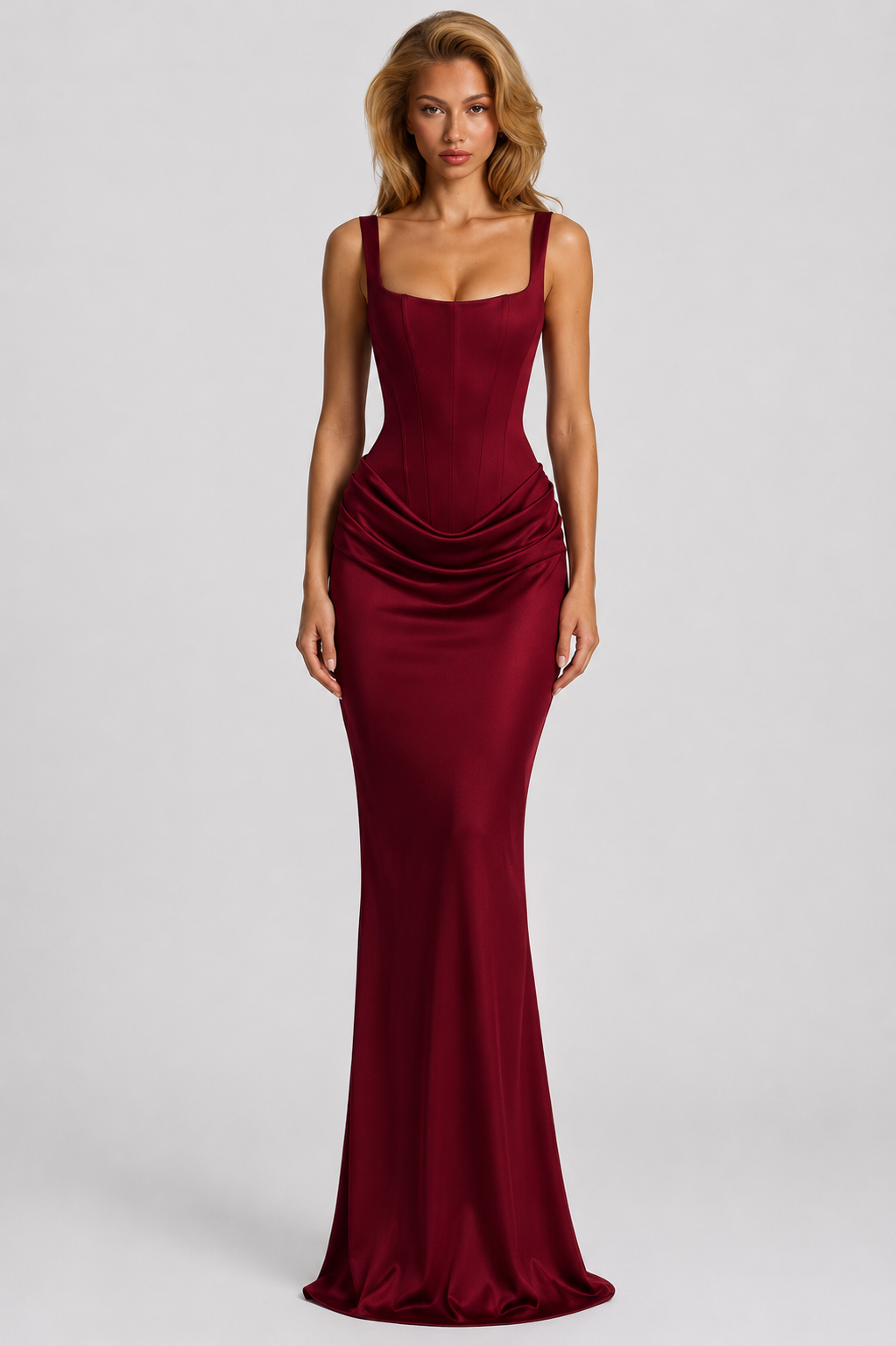 Rheva – Con corsé, vestido maxi