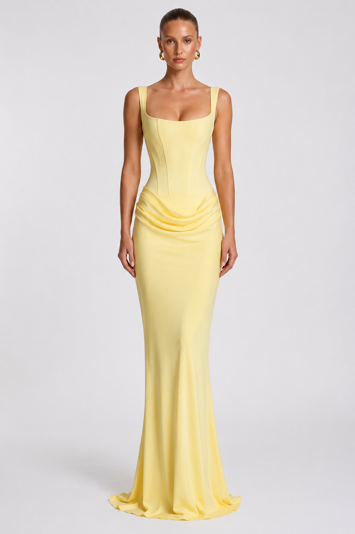 Rheva – Con corsé, vestido maxi