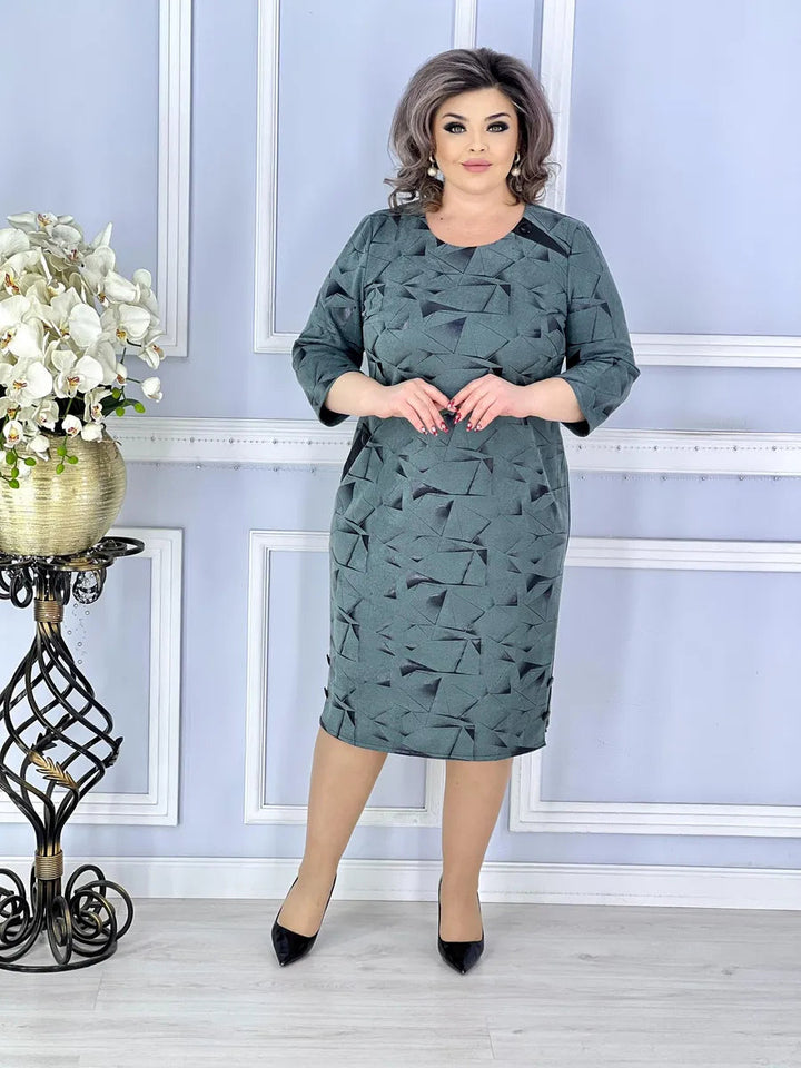 Selora – Corte A estampado vestido
