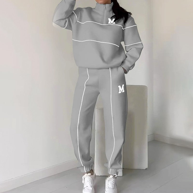 Rilena – con rayas laterales de sudadera, conjunto de dos piezas