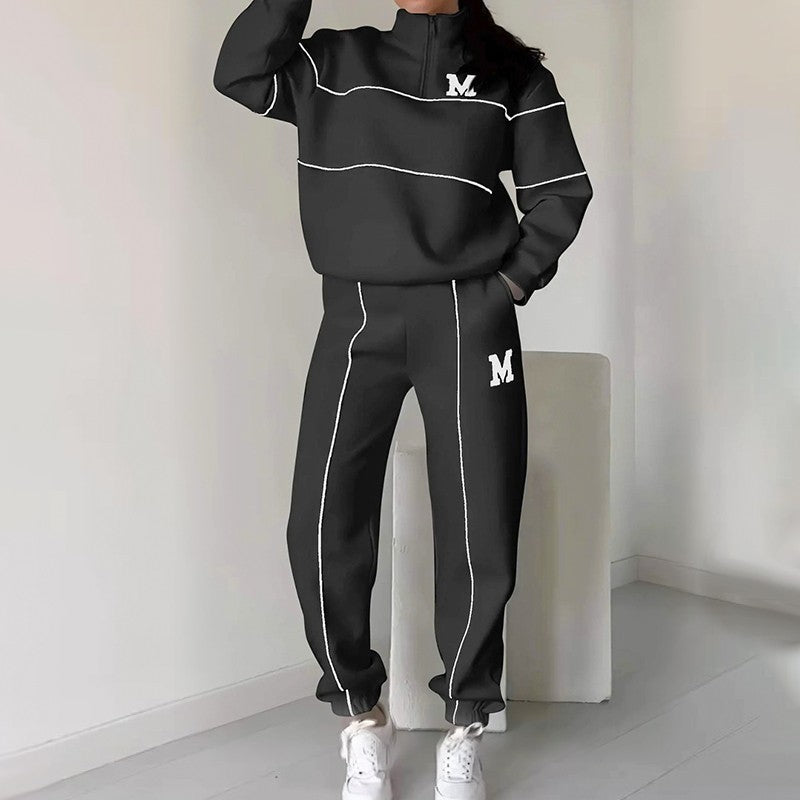 Rilena – con rayas laterales de sudadera, conjunto de dos piezas
