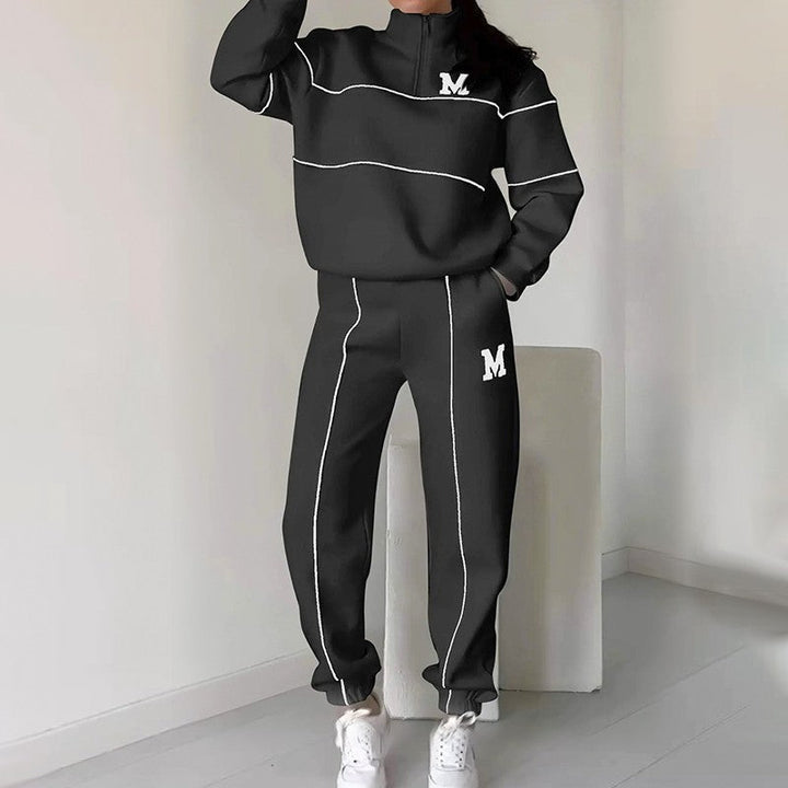 Rilena – con rayas laterales de sudadera, conjunto de dos piezas