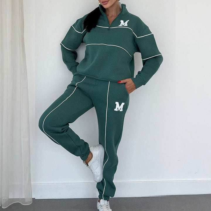 Rilena – con rayas laterales de sudadera, conjunto de dos piezas
