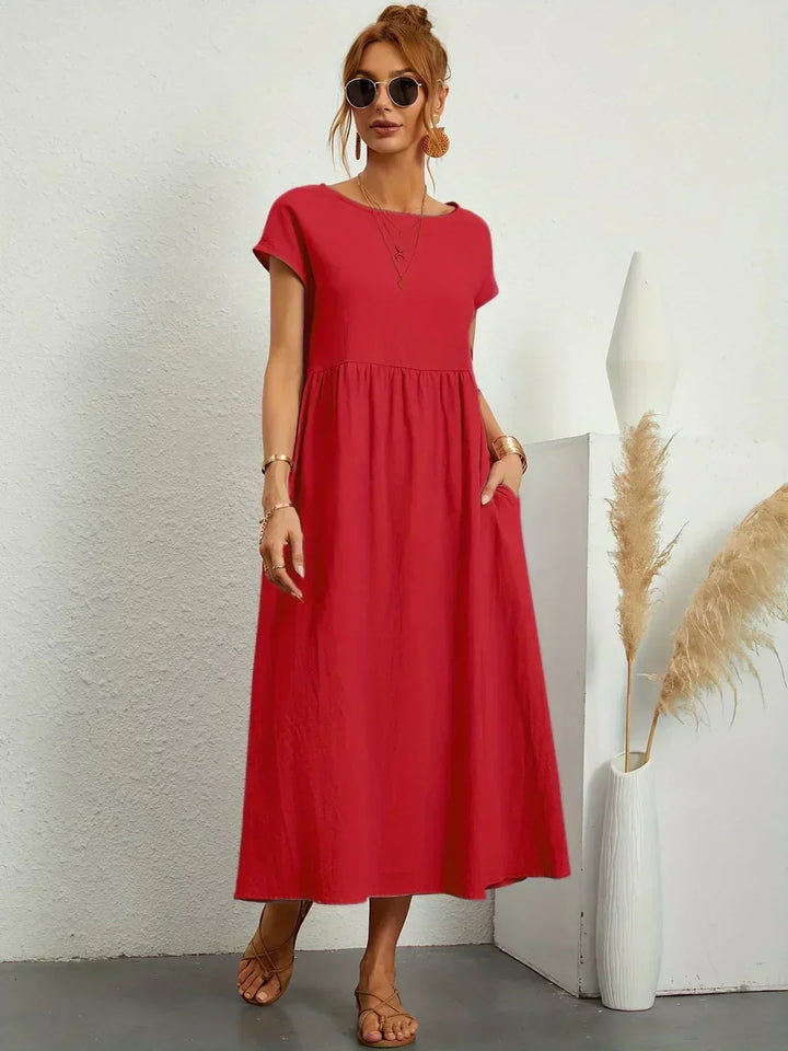Calira – Vestido midi de algodón