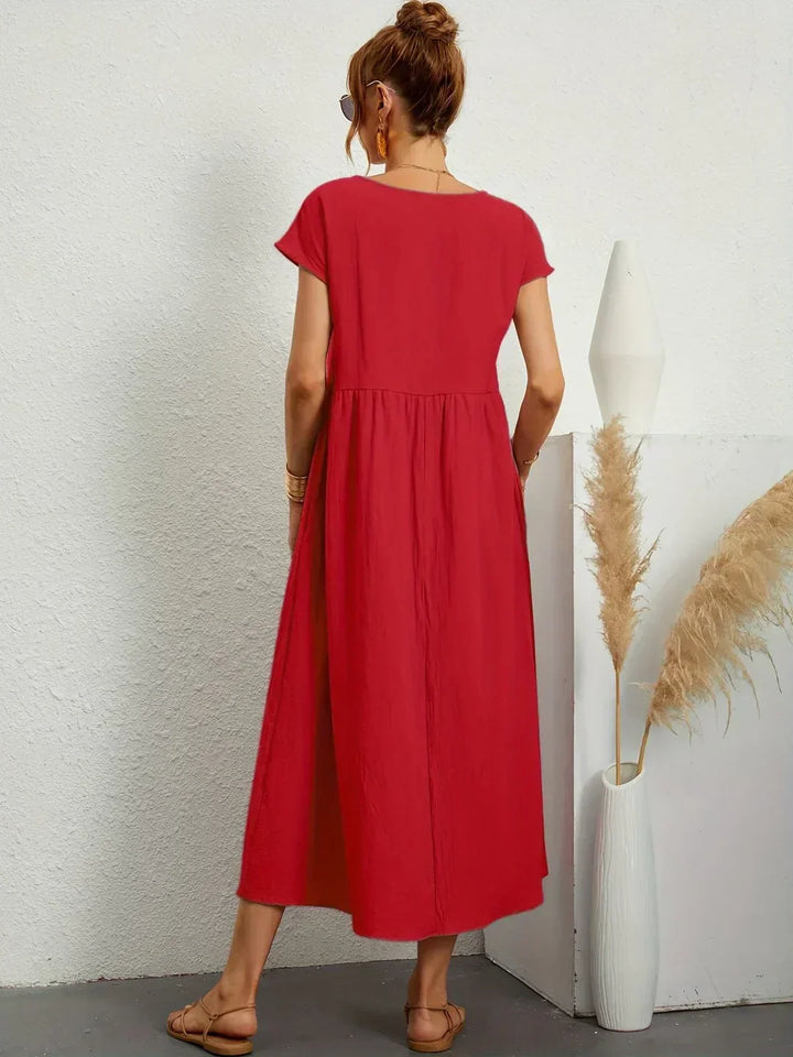 Calira – Vestido midi de algodón