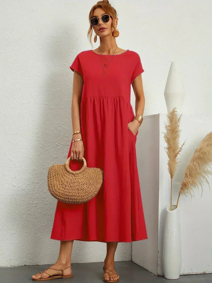 Calira – Midi de algodón vestido