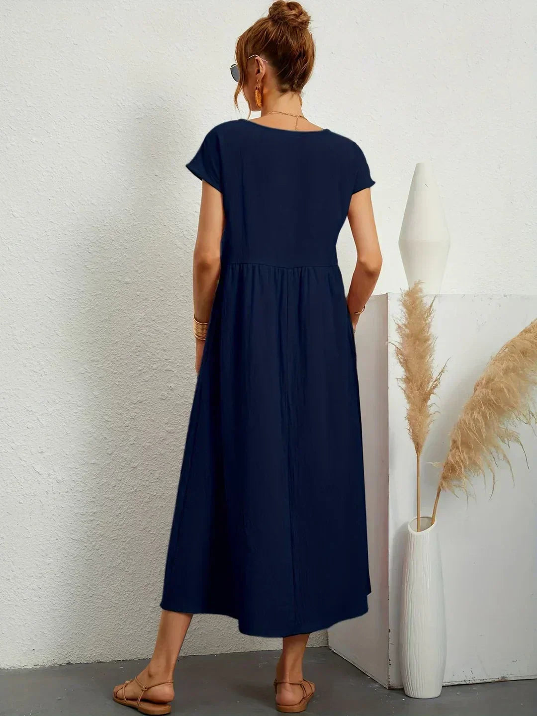 Calira – Midi de algodón vestido