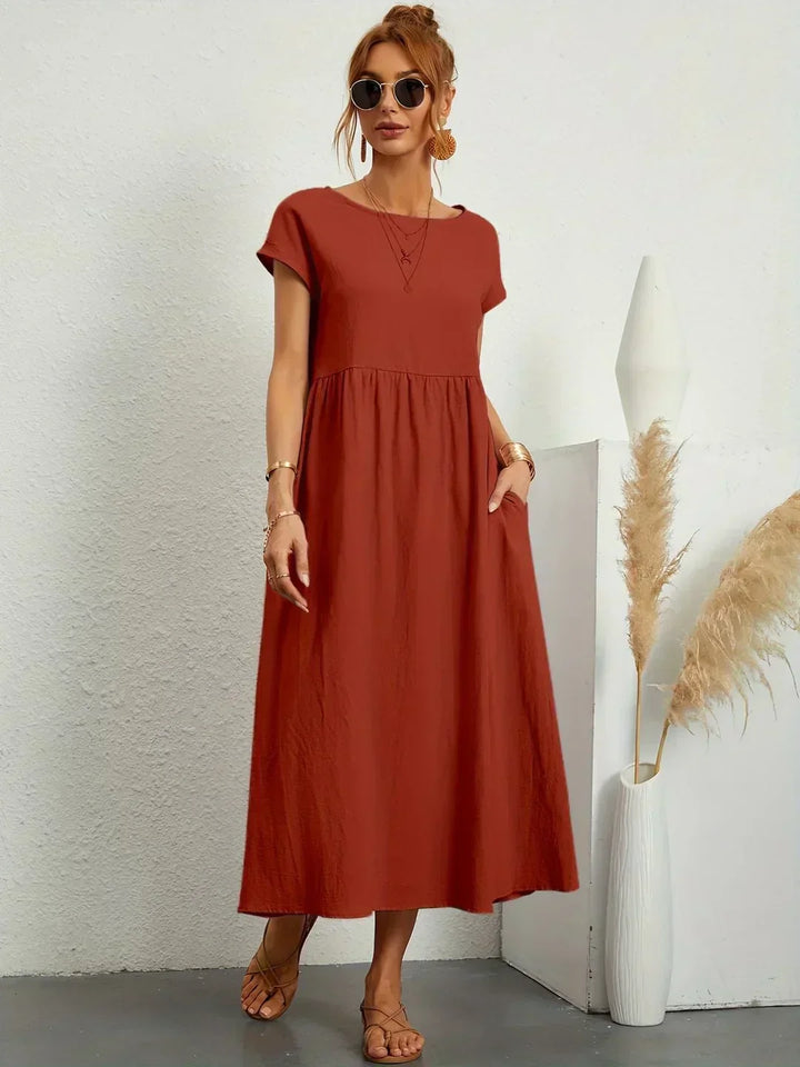 Calira – Vestido midi de algodón