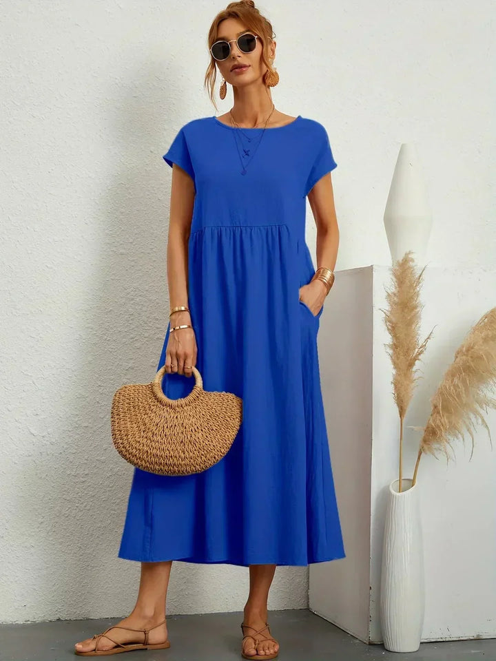 Calira – Vestido midi de algodón
