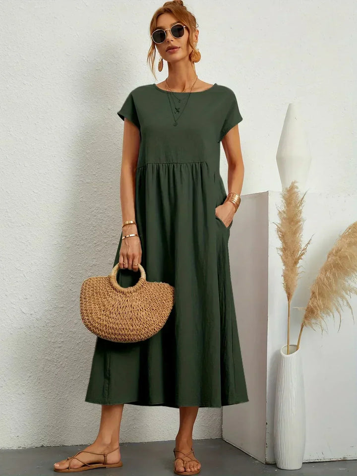 Calira – Vestido midi de algodón