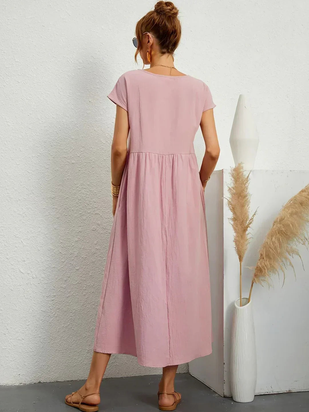 Calira – Midi de algodón vestido