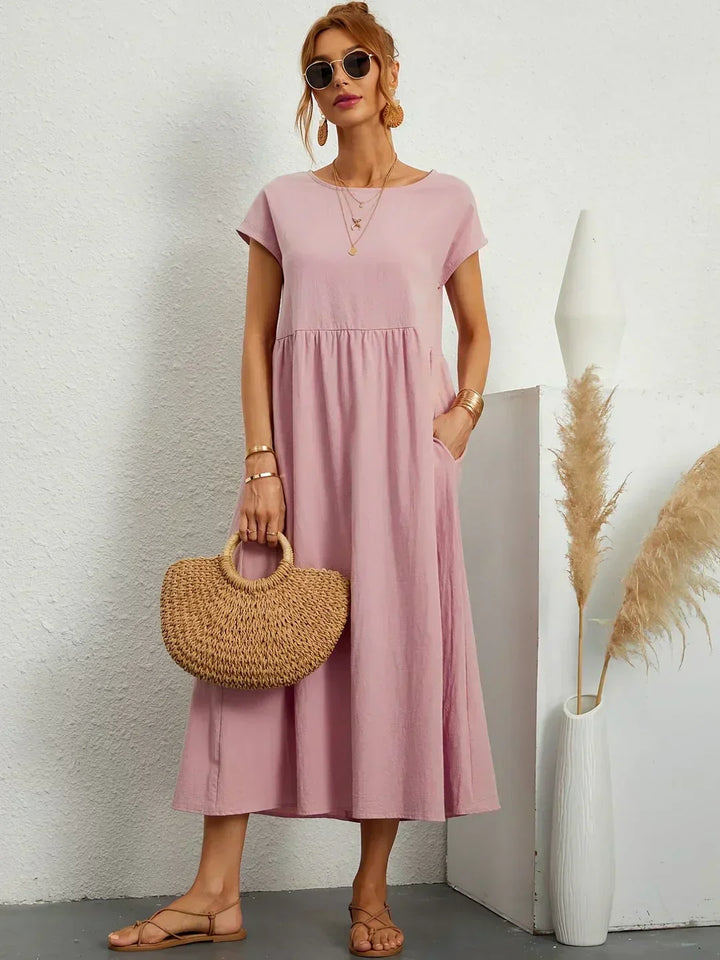 Calira – Midi de algodón vestido