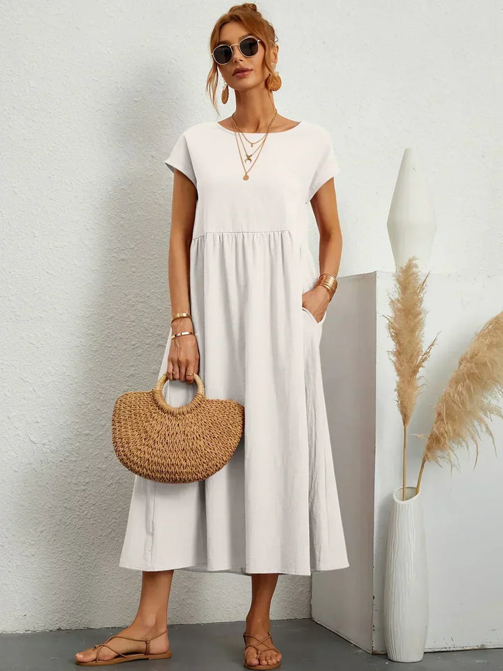Calira – Vestido midi de algodón