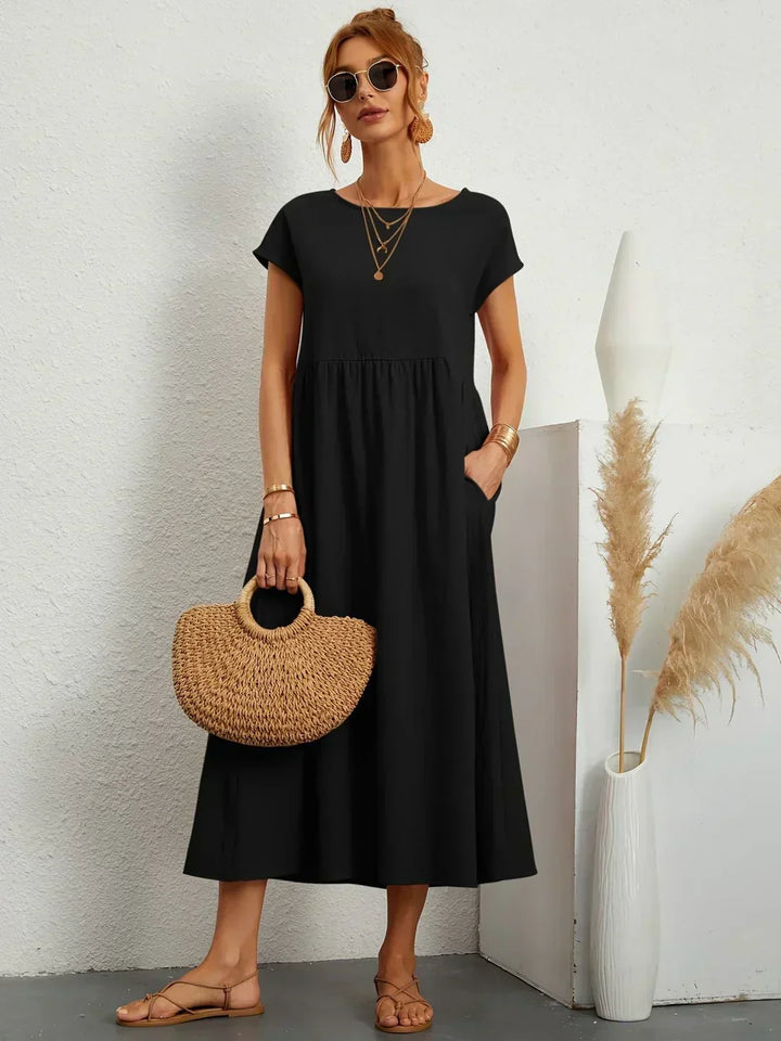 Calira – Vestido midi de algodón