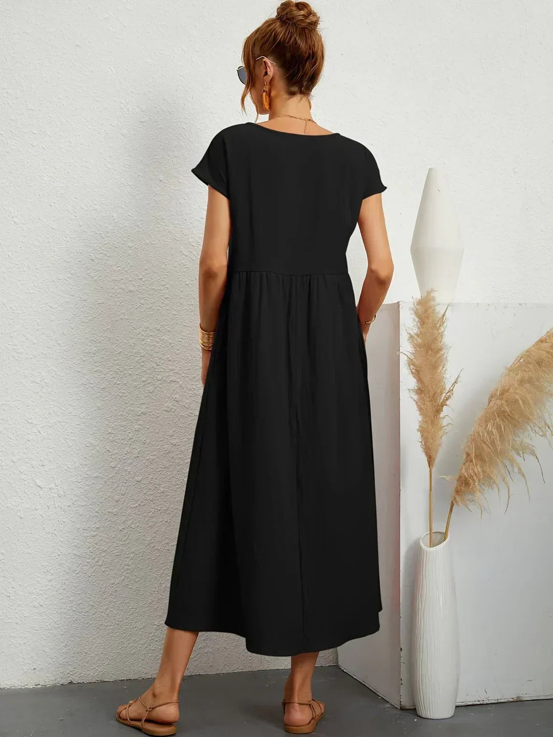 Calira – Midi de algodón vestido