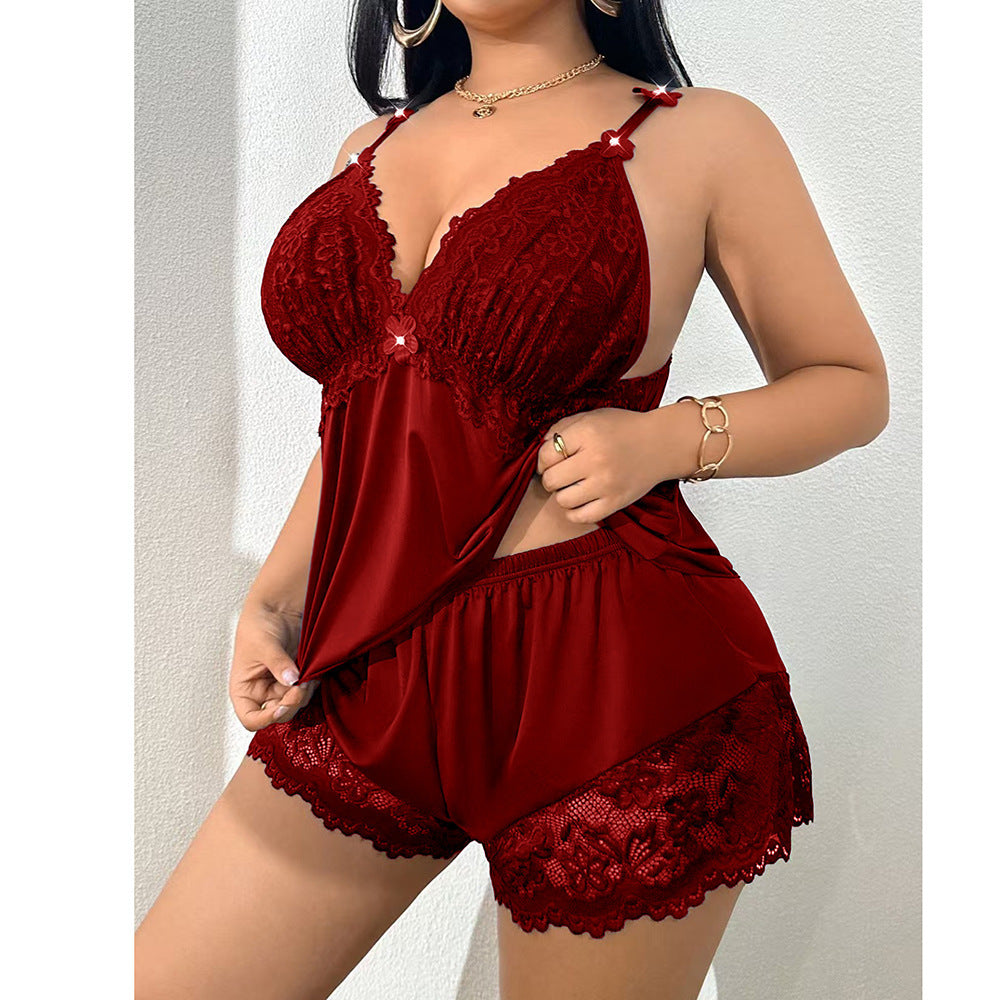 Virela – Con tirantes ajustables, conjunto de babydoll