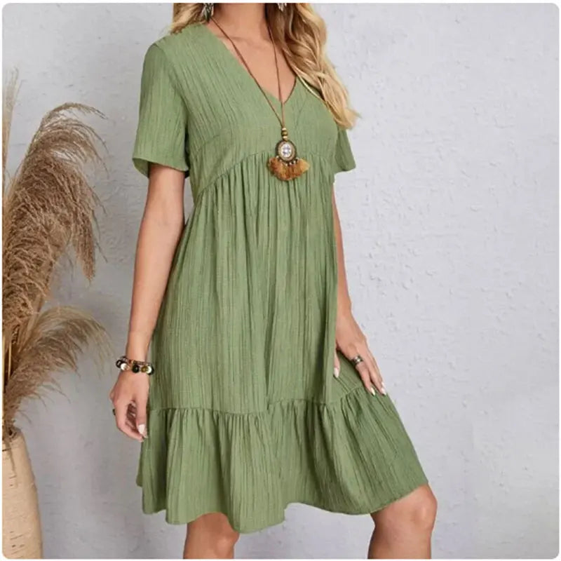 Nivara – Con volantes, tejido plano, vestido