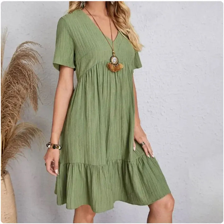 Nivara – Con volantes, tejido plano, vestido
