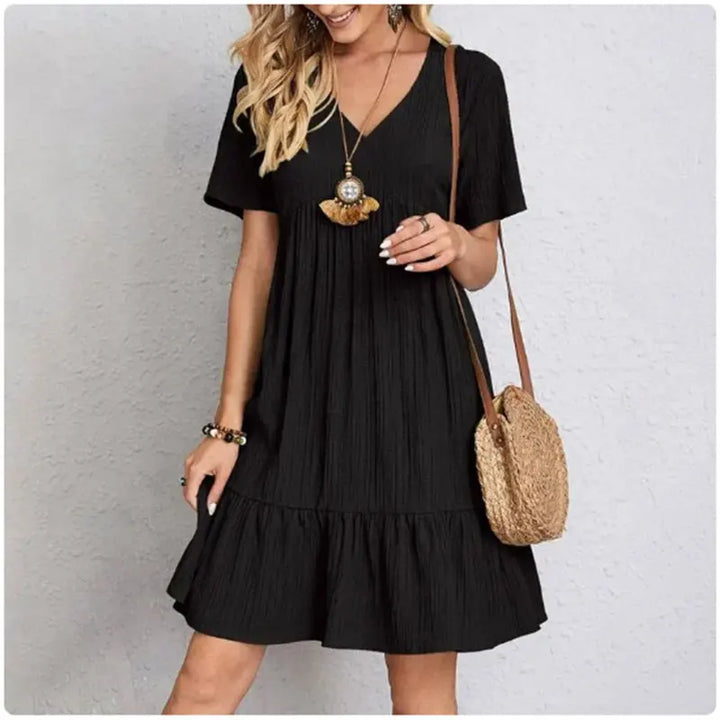 Nivara – Con volantes, tejido plano, vestido