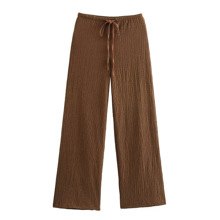 Lenaya – Pierna ancha de punto ligero, conjunto