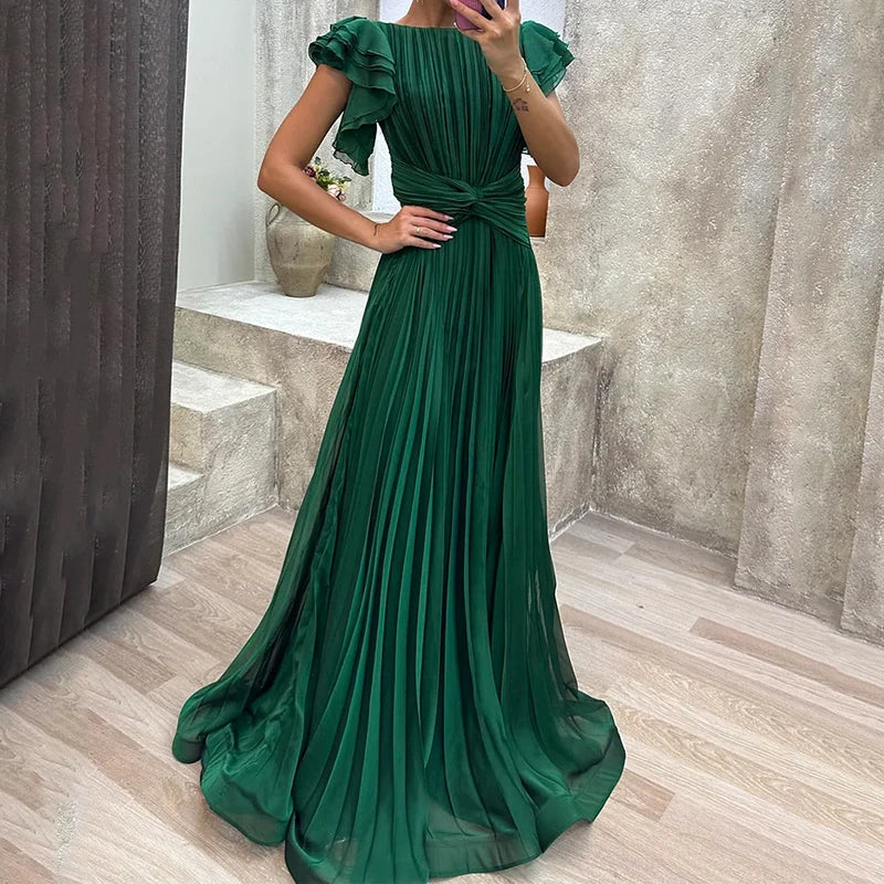 Vesara – Vestido plisado de noche