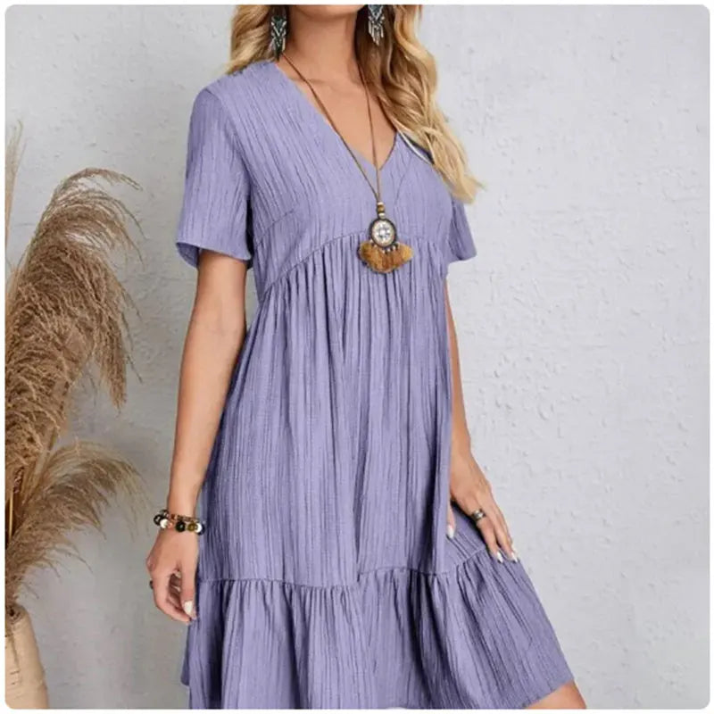 Nivara – Con volantes, tejido plano, vestido