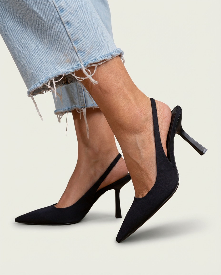 Tacones con estampado de leopardo
