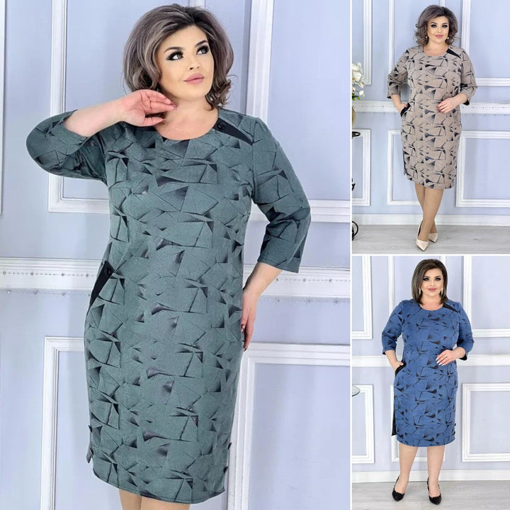 Selora – Corte A estampado vestido
