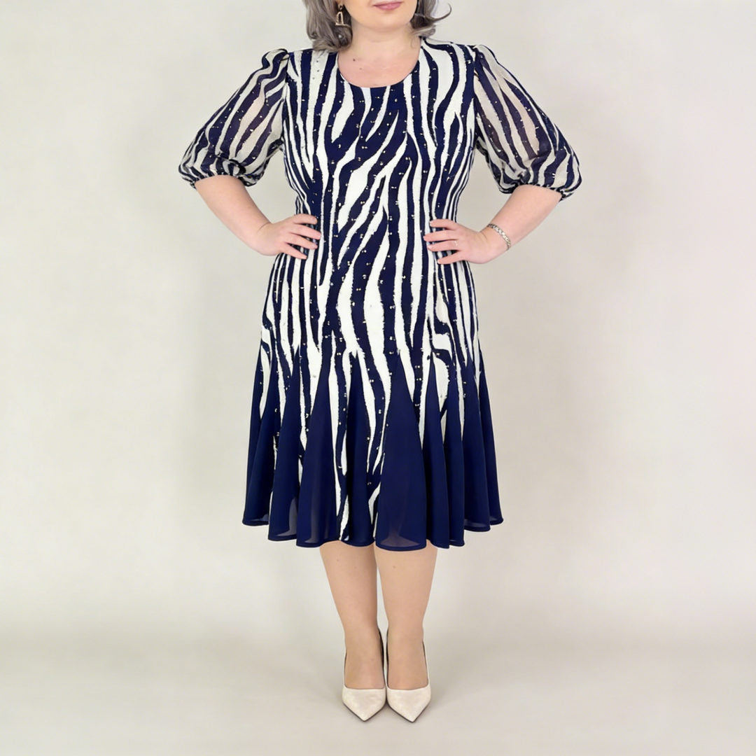Rilena – manga de malla de punto vestido