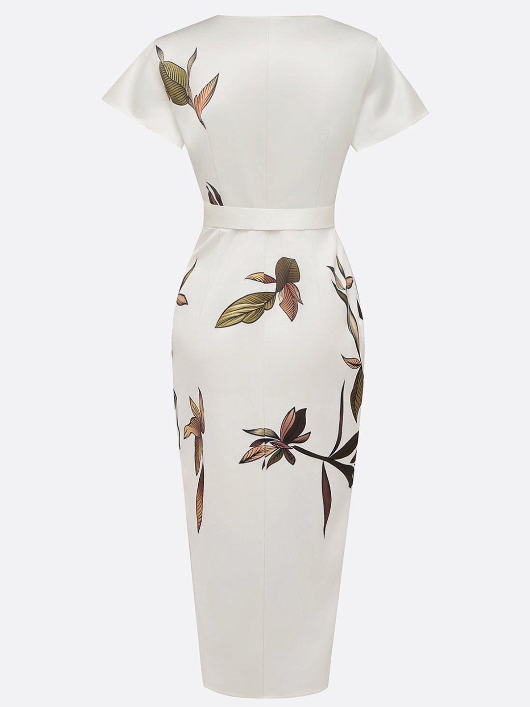 Ilyra – Frente cruzado de acabado pulido, vestido