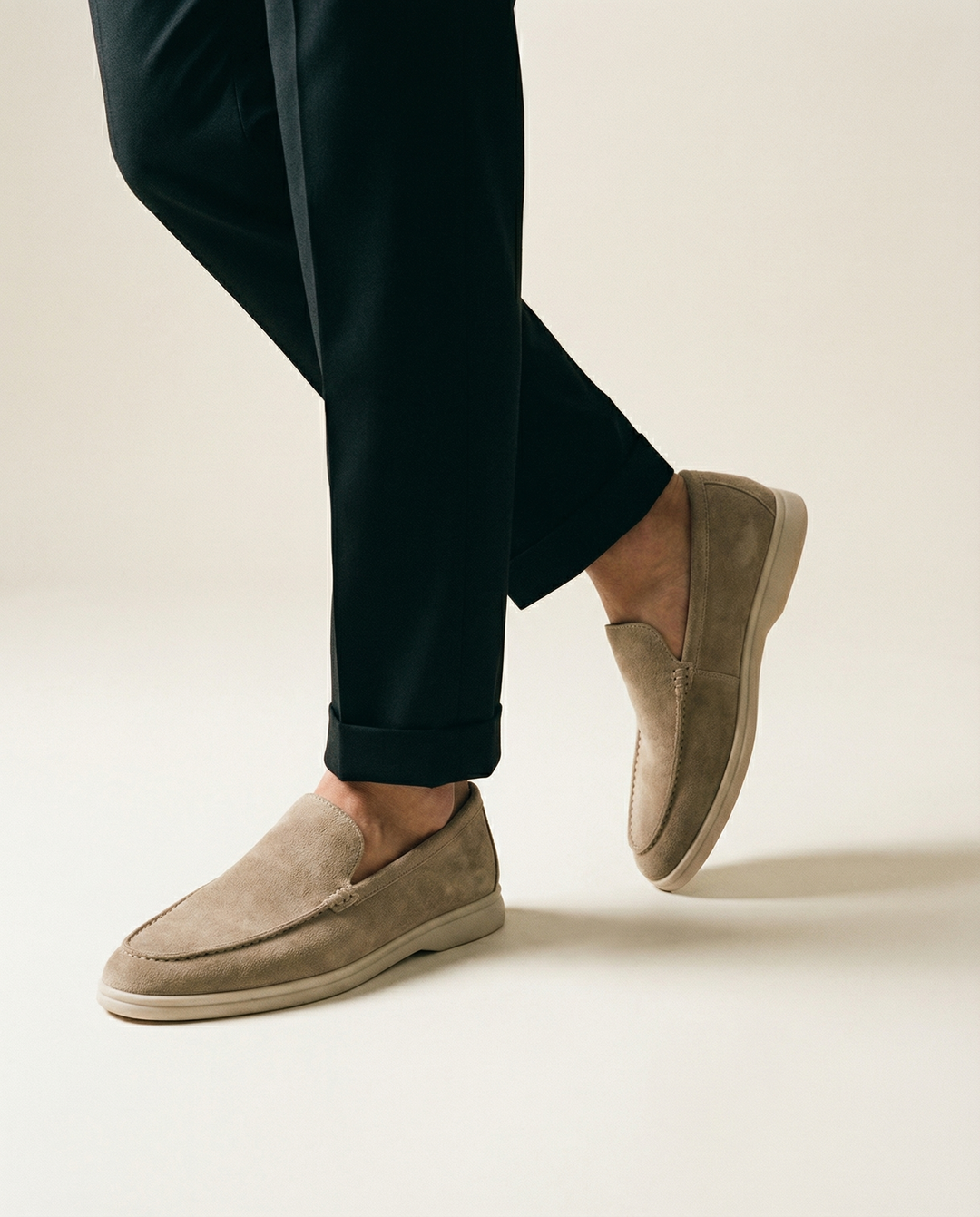 Mocasines de gamuza