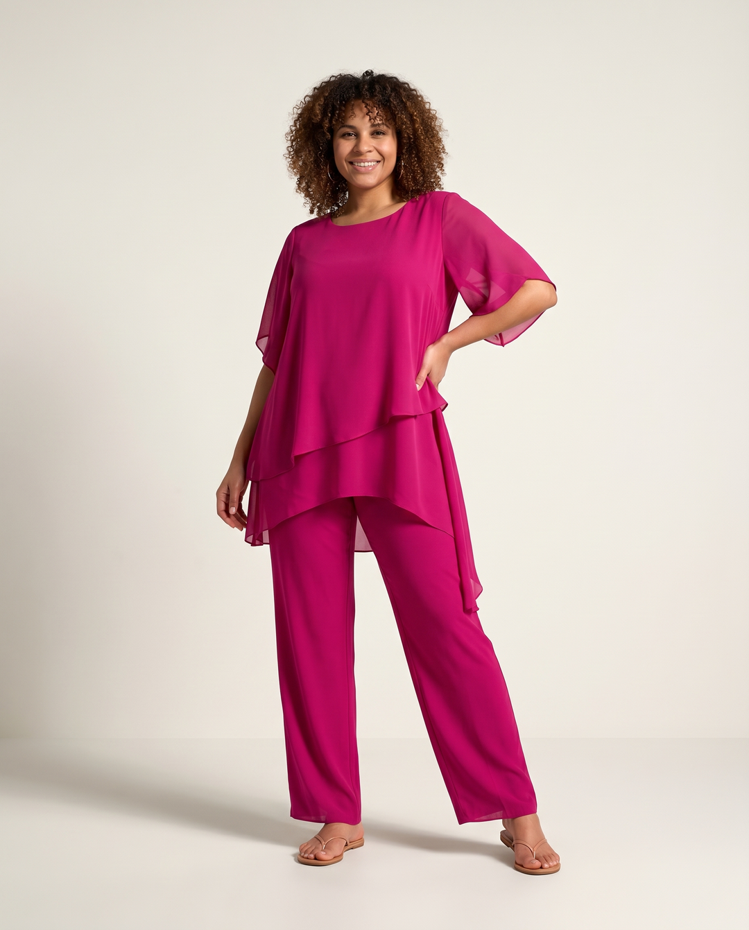 Conjunto de pantalón palazzo