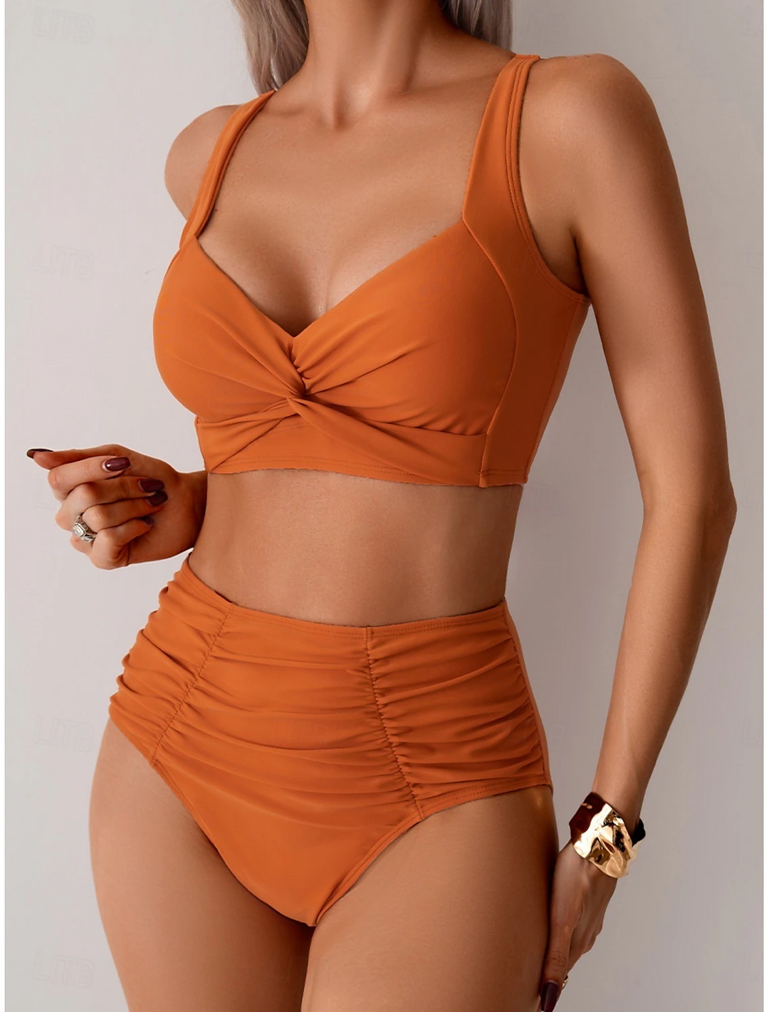 Sivara – Fruncido de punto, conjunto de bikini