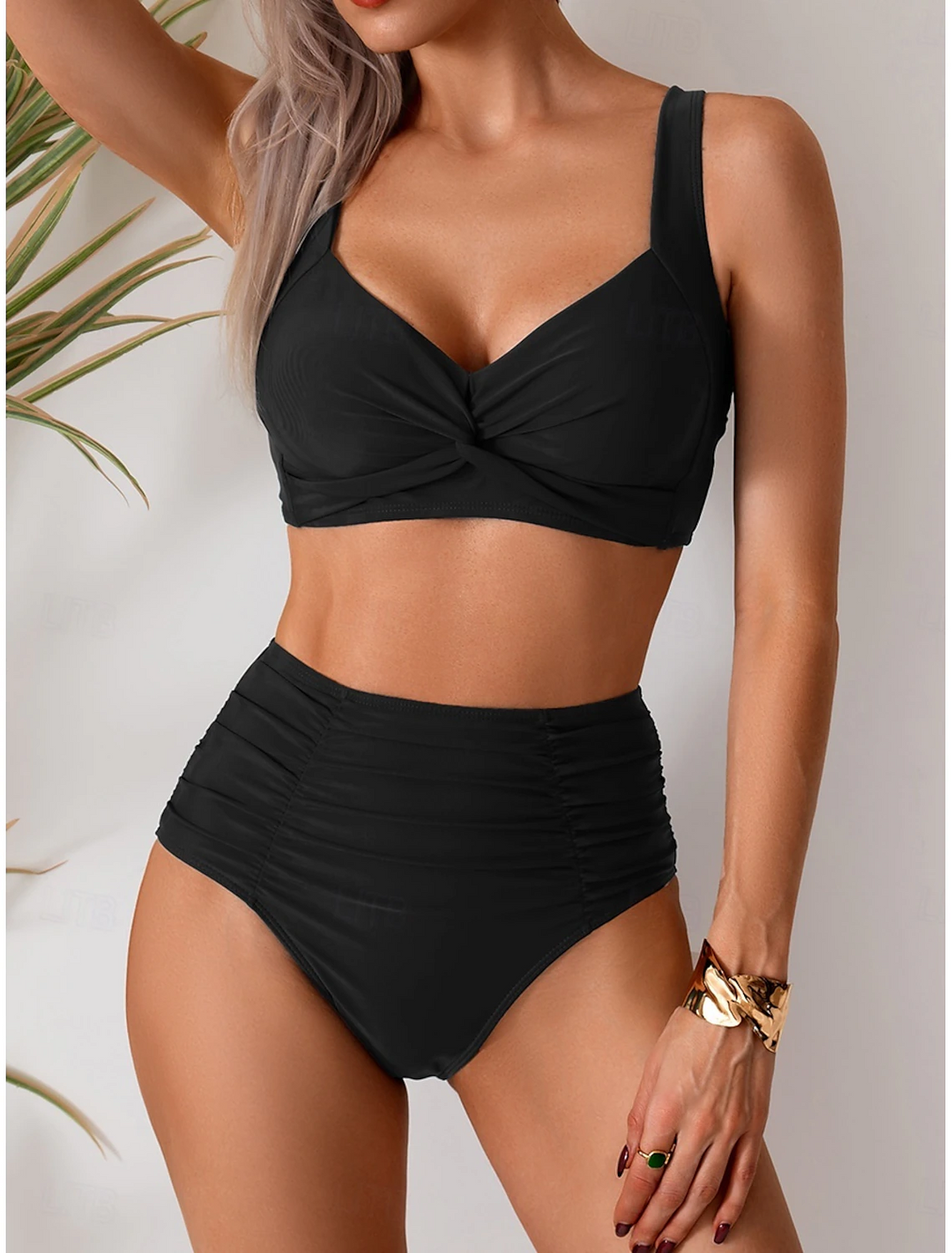 Sivara – Fruncido de punto, conjunto de bikini