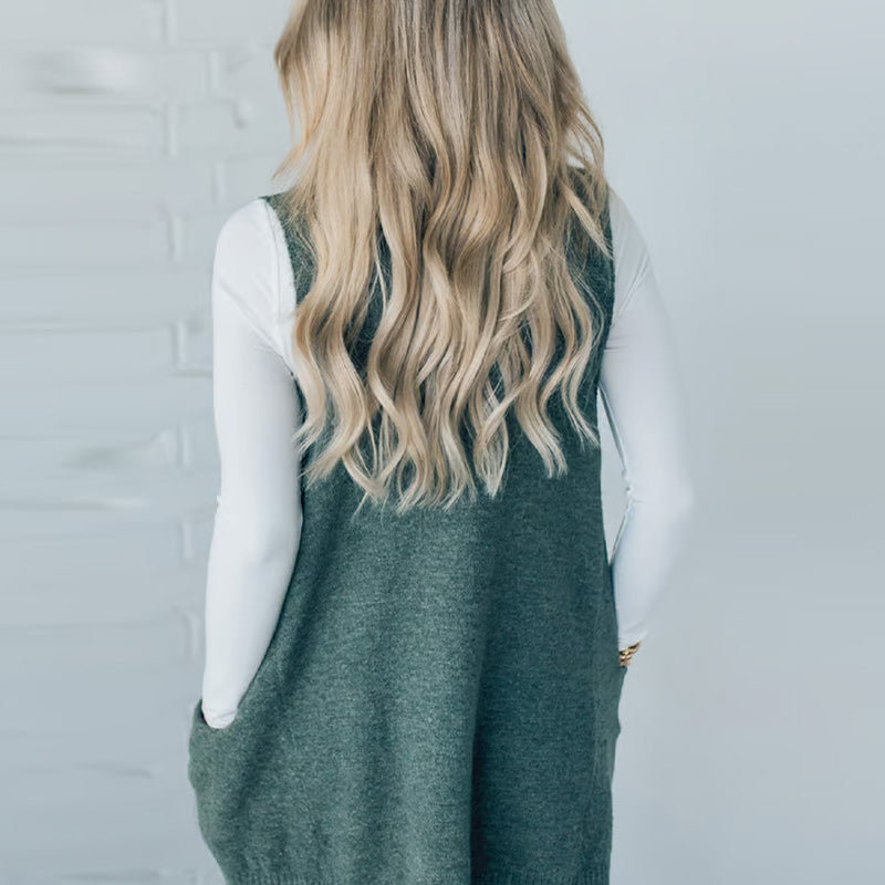 Kelira – Con bolsillos de tejido plano top